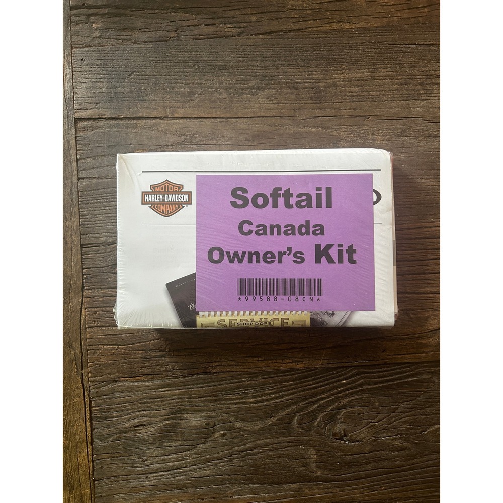 Harley-Davidson Softail Canada Owner's Kit 99588-08CN Sealed OEM Manual Set